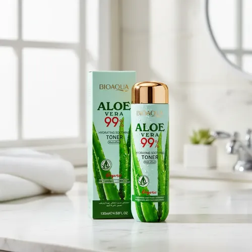 Tónico Facial Bioaqua Aloe Vera 99% Hidratante 130ml