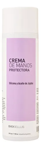 Crema Protectora Manos Silicona Y Jojoba X 200 Gr Biobellus
