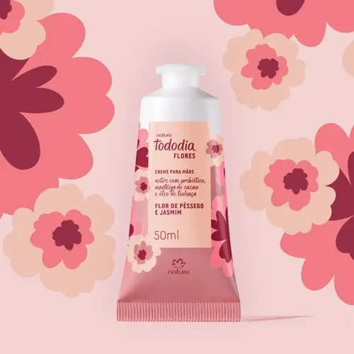 Crema De Manos Flor De Durazno Y Jasmin Tododia Natura 50ml