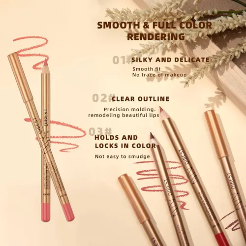 Denestup Set 12 Lápices Delineador Labial Mate Waterproof