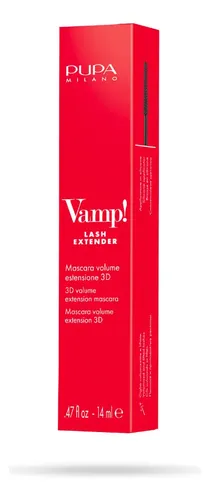 Mascara De Pestañas Pupa Vamp! Lash Extender 112 Extra Black Negro