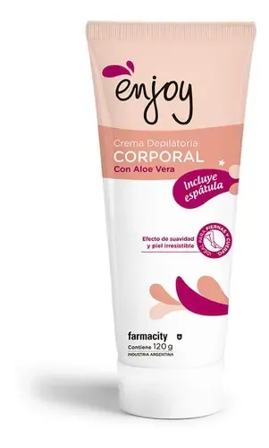 Crema Depiladora Corporal Enjoy Con Aloe Vera X 120 G