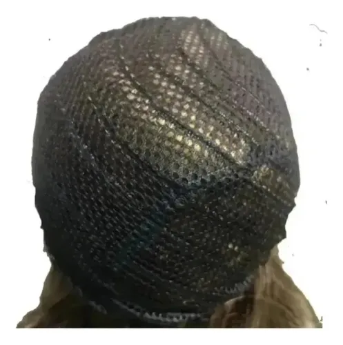 Peluca Corta Negra Unisex Con Forma De Cabeza De Salmonete