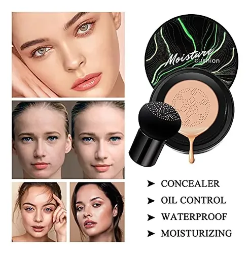 Cojín De Aire De Cabeza De Hongo, Base Natural Cc Crema,