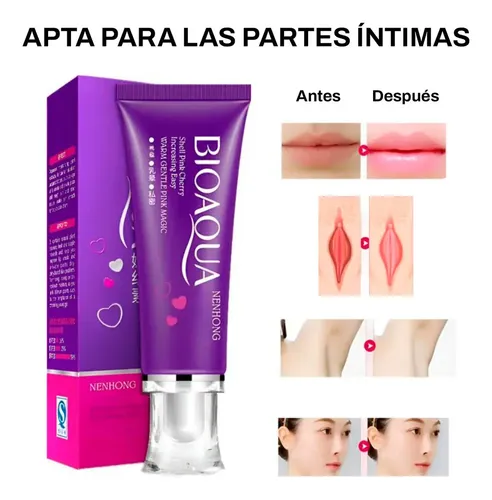 Crema Blanqueadora Zonas Íntimas Bioaqua Rostro Piernas