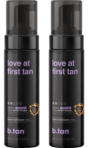 Autobronceador B.tan Love At First Tan 200 Ml (paquete De 2)