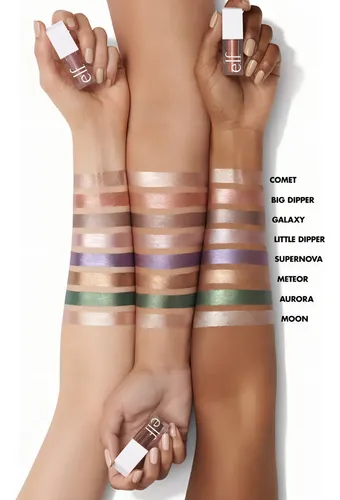 E.l.f. Liquid Metallic Eyeshadow Sombras Liquidas Metálicas Color De La Sombra Aurora
