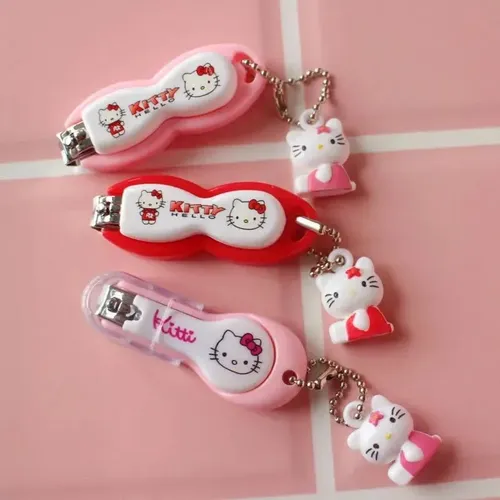 Cortauñas Portátil Hello Kittle, Bonito Dibujo Animado