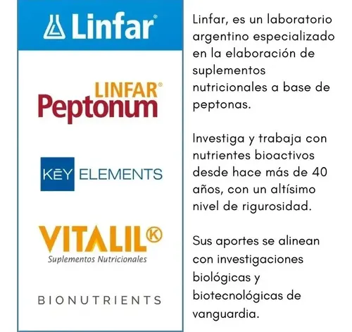 Duo Peptonas Músculo Y Elastina Linfar Gluteos Sin Flaccidez