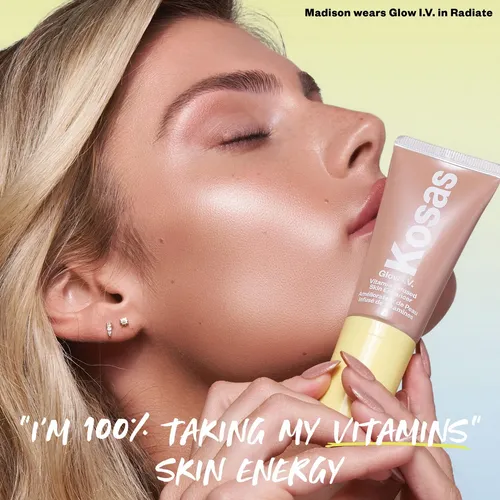 Iluminador Facial Kosas Glow I.v., Potenciador Con Infusión