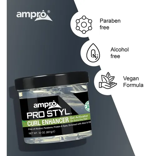 Gel Activador En Gel Potenciador De Rizos Ampro Styl Con Ace