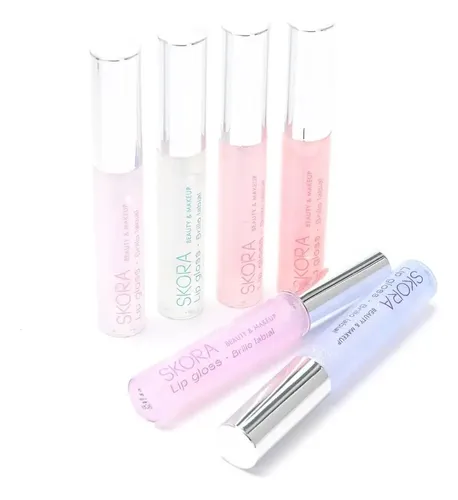 Balsamo Lip Gloss C/glitter Hidratante Brillo Labial Skora