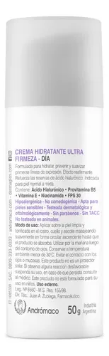 Crema Dermaglos Ultra Firmeza Hidratante De Dia Fps30 50g