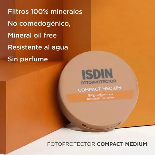 Fotoprotector Isdin Compact Color Medium Fps 50+