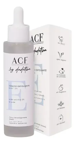 Acf Dadatina Tonico Exfoliante Facial Acido Salicilico 50ml Todo Tipo De Piel Día/noche