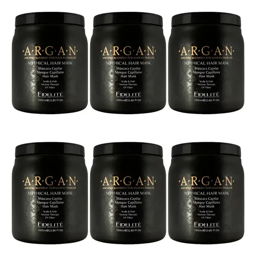 Kit X6 Mascara Capilar Fidelite Argan Mythical 1kg C/u