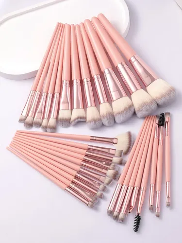 Set 30 Brochas Y Esponjas Maquillaje Profesional Negro