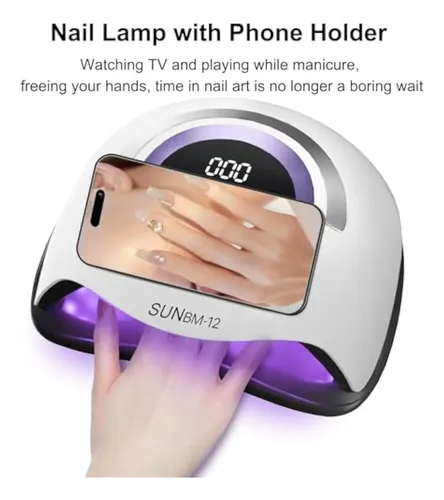 Lámpara De Uñas Led Uv Profesional De 300 W Con