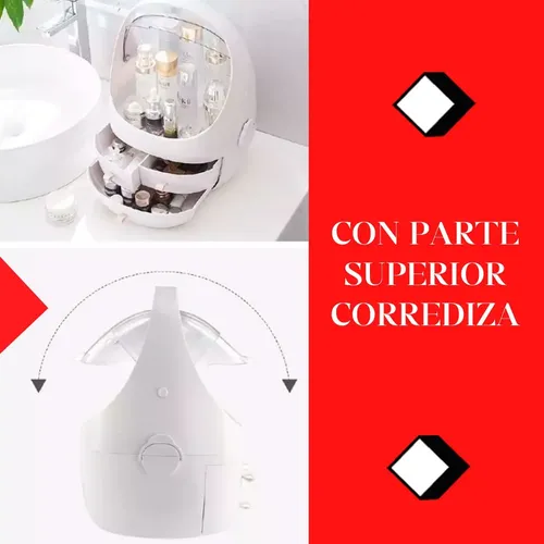Organizador De Maquillaje Portátil Brochas Cosmeticos Makeup