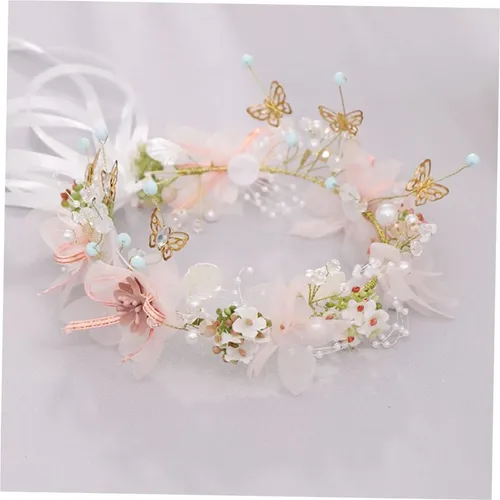 Accesorios Peinado Novia/damas Honor: Flores Colores Vivos Q