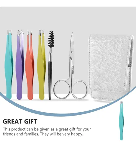 Set De Kit Portátil Para Depilar Cejas Tijeras Para Cejas