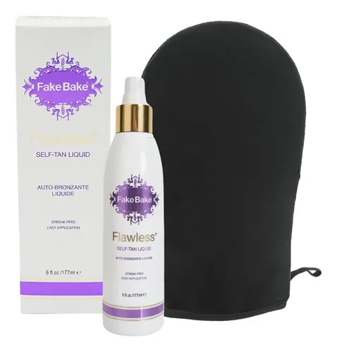 Fake Bake Autobronceador Líquido Sin Manchas, Larga…