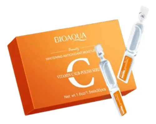 Ampolletas Vitamina C Antiarrugas Antimanchas Aclarante 30pz Momento De Aplicación Día/noche Tipo De Piel Todo Tipo De Piel
