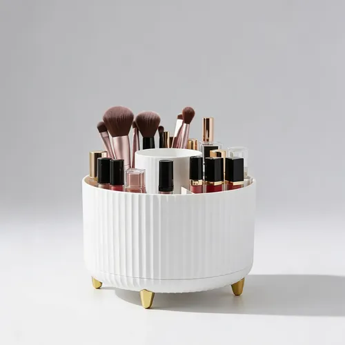 Organizador Maquillaje Giratorio Porta Cosmeticos Multiuso