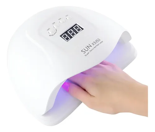 Cabina De Uñas Led Uv Con Base Desmontable 80w