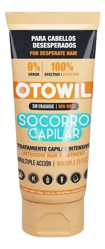 Otowil Socorro Capilar Sin Enjuague 120 Gr X3