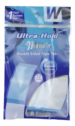 Cinta Bifaz Pegamento Pelucas y pelo natural o artificial Walker Tape Mini Tabs Ultra Hold 72 pcs unidades