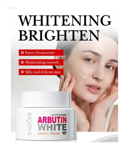 Crema Despigmentante Sadoer Arbutin Niacinamida 50g Día Noche