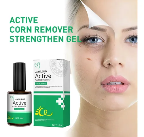 Crema Removedora De Callos Y Verrugas Para Pies, 10 Ml, Negr