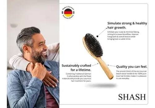 Desde 1869 Hecho A Mano En Alemania Cepillo De Pelo 100% Con Negro.