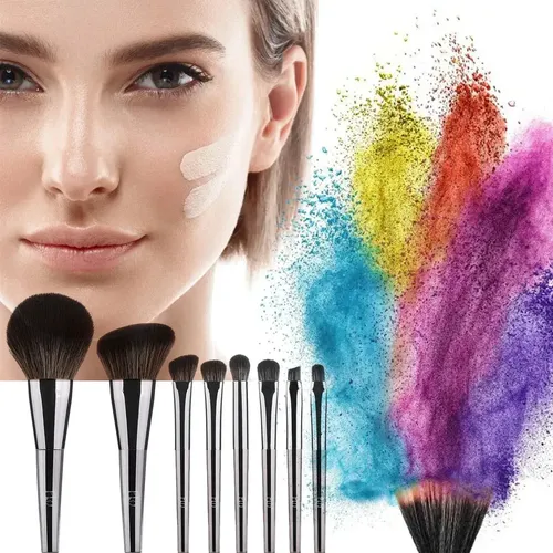 8 Brochas De Maquillaje, Brocha De Belleza Portátil, Cdss