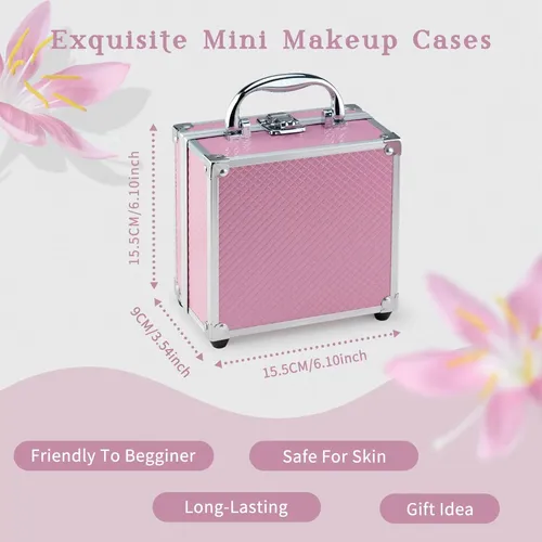 Set Maquillaje Teens 24 Colores Paleta Compacta Rosa