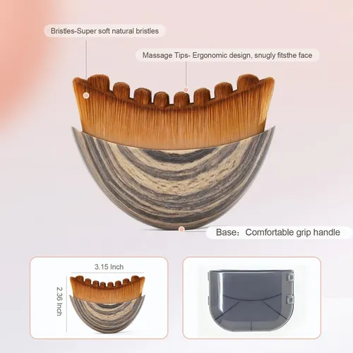 Brocha For Contorno Facial, Brochas De Maquillaje,