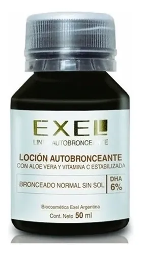 Loción Autobronceante 6% Sin Color Bronceado Exel 50ml X2
