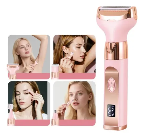 Depiladora Mujer 4 En 1 Recargable Ipx7 Usb Cuerpo