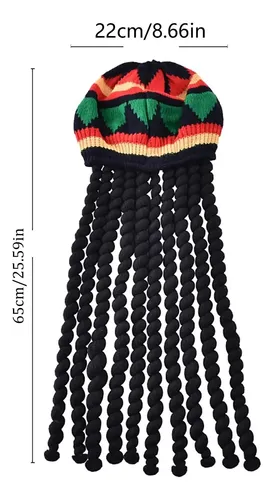 Gorros Rastas For Hombre,peluca De Rastas | Gorro De Fiesta