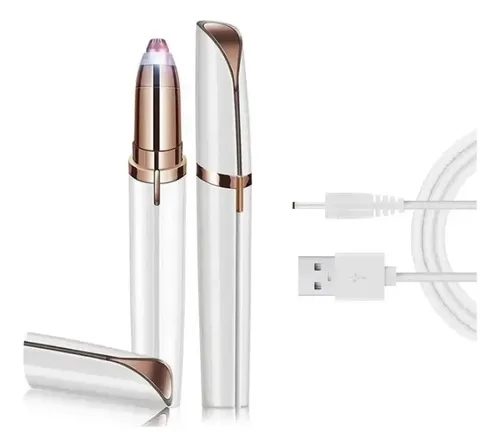 Set Depilador Usb Macarons + Depilador 2 En 1 Facial Cejas Bozo Rostro Belleza Mujer Unisex