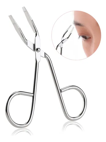 Pinzas Para Cejas, Herramienta Facial Cosmética, Plata, 1 Un