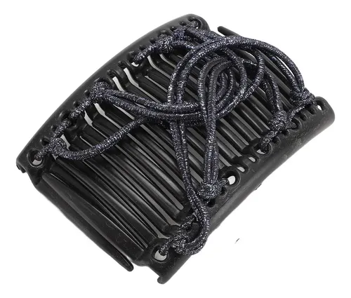 Pinza Elástica Para Cabello Con Doble Peine, 6 Piezas