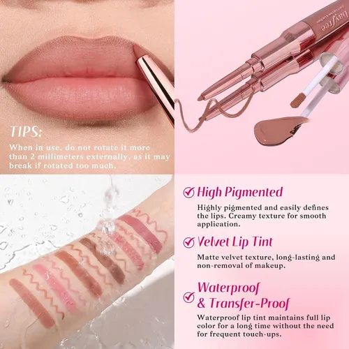 Delineador Y Tinte Labios 2 En 1 Bayfree, Alta