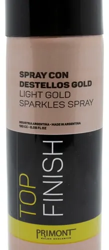 Primont Top Finish Spray Destellos Gold Peinado Pelo 180cc