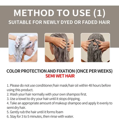 Shampoo Tintura Semipermanente Sumifang 120ml Milk Tea Gray Brown