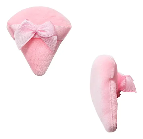 Set Puff Ultra Soft X3 Corazón Redondo Gota Maquillaje