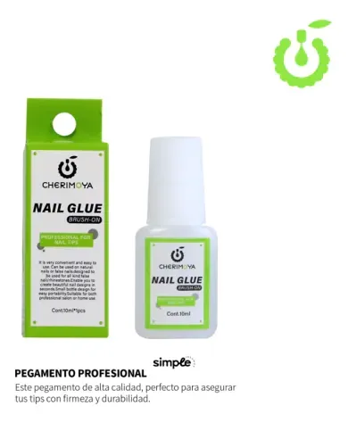 Pegamento Para Tips Nail Glue Press On Cherimoya