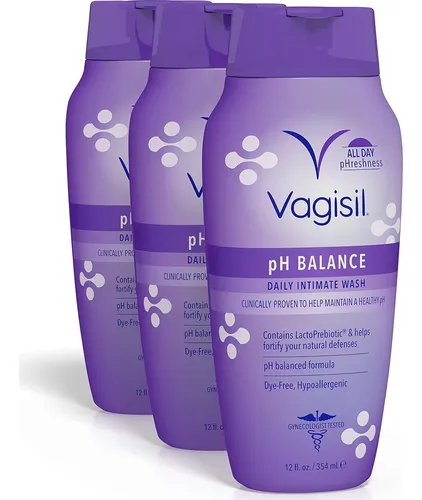 Lavado Íntimo Vagisil Ph Balance 12 Oz (trío) White