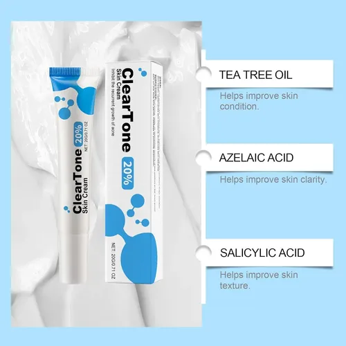 Crema Facial Para Acné Con 20% De Ácido Azelaico, Sérum De Á